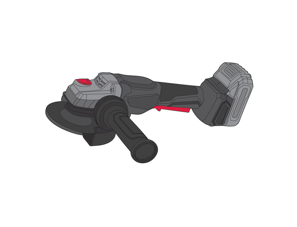 Шліфмашина кутова акумуляторна Vitals Professional ALs 18125v BS SmartLine+