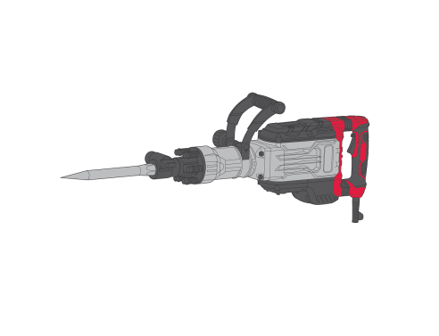 Молоток отбойный электрический Vitals Professional At 1765DS