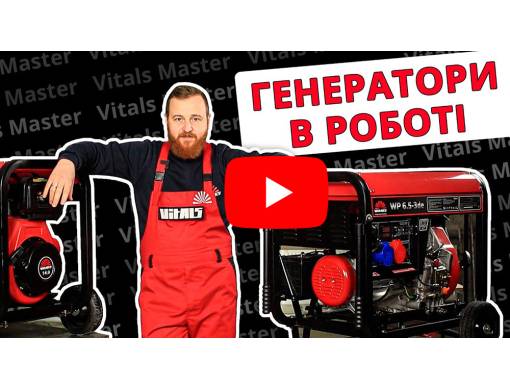 Генератор дизельний Vitals WP 6.5de