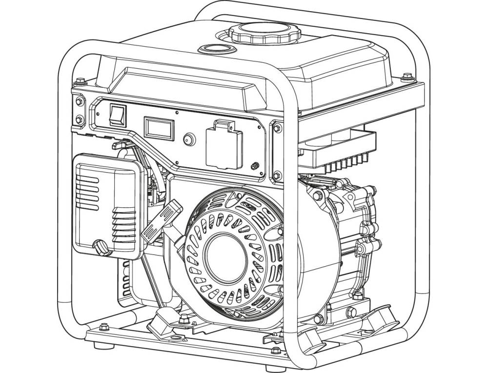 Генератор бензиновый инверторный Vitals IG 2.3bl