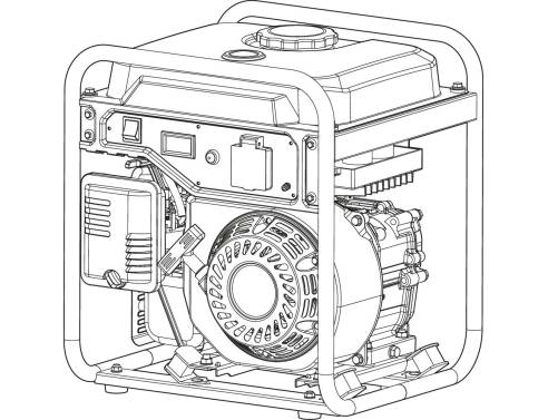 Генератор бензиновий інверторний Vitals IG 2.3bl