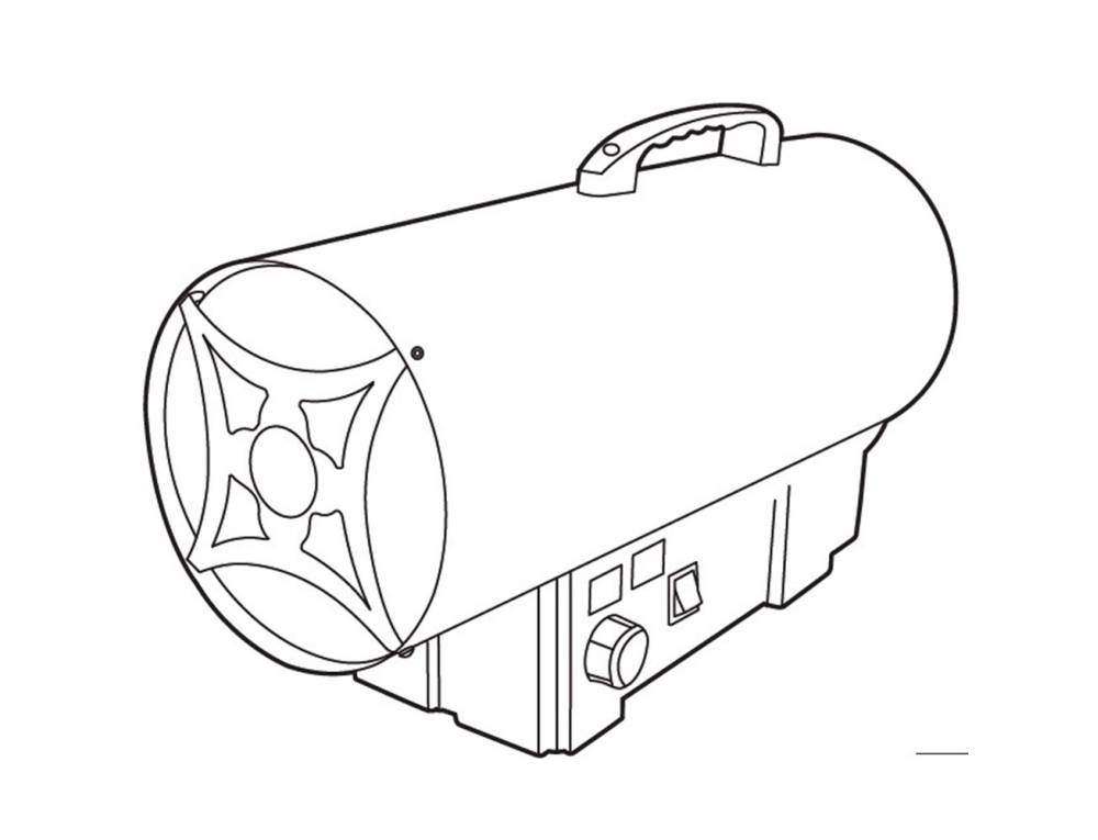 Обогреватель газовый Vitals GH-504t