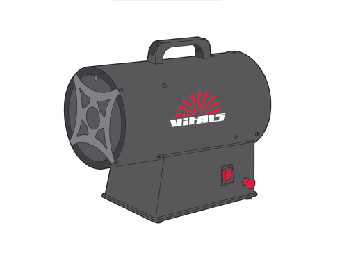 Обігрівач газовий Vitals GHB-153