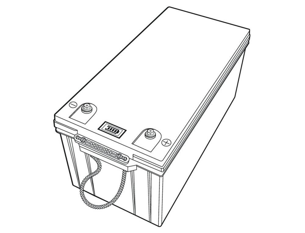 Батарея аккумуляторная Vitals ALFP-12200abd
