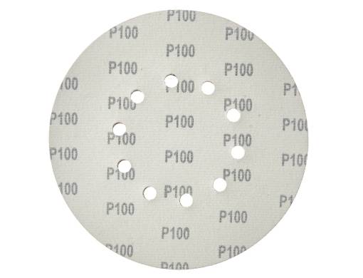 Круг шлифовальный самозацепной Vitals 225 мм, 10 отв., з. - 100, 5 шт.
