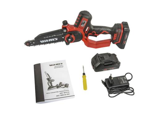 Пила цепная аккумуляторная Vitals AKZ 1820-2n Kit+