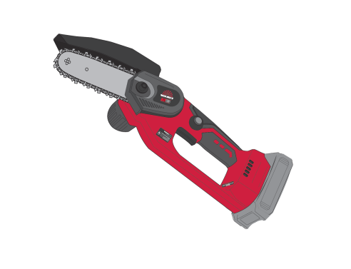 Пила цепная аккумуляторная Vitals AKZ 1810ck Kit