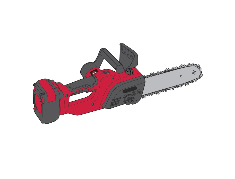 Пила цепная аккумуляторная Vitals AKZ 1830c BL Kit