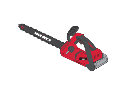 Пила цепная аккумуляторная Vitals AKZ 1830sx BL