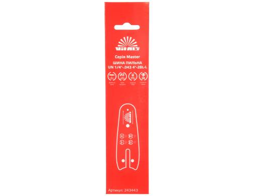 Шина пильная Vitals Master UN 1/4"-.043 4"-28l-L 