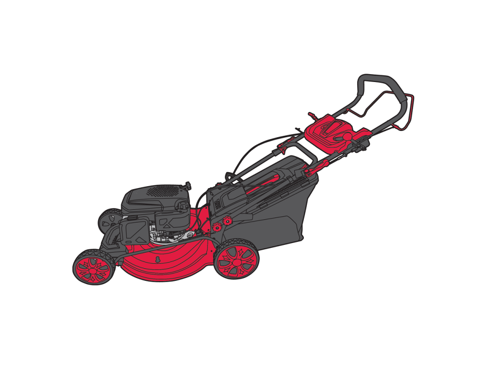 Газонокосилка бензиновая Vitals Master Zp 53223kds