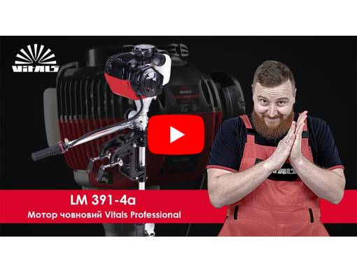 Мотор човновий Vitals Professional LM 391-4a (редуктор + двигун)