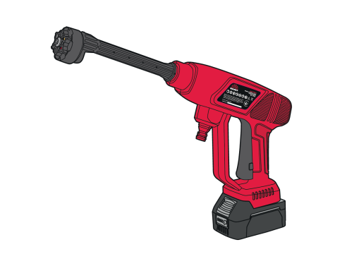 Мийка високого тиску акумуляторна Vitals Am 1830n-1Kit