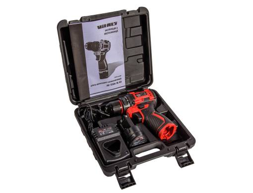 Дрель-шуруповерт аккумуляторная Vitals Master AU 1232c BL Kit