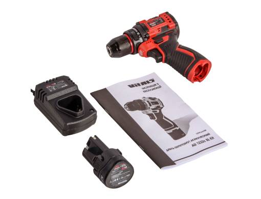 Дрель-шуруповерт аккумуляторная Vitals Master AU 1232c BL Kit
