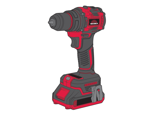 Дриль-шуруповерт акумуляторний Vitals Master AU 1832c BL Kit