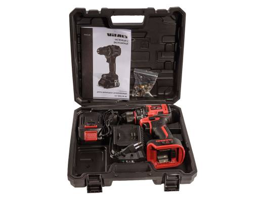 Дриль-шуруповерт акумуляторний Vitals Master AU 1832c BL Kit