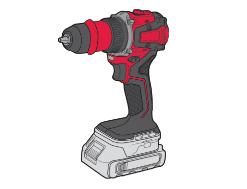 Дрель-шуруповерт аккумуляторная Vitals Master AU 1835abc BL