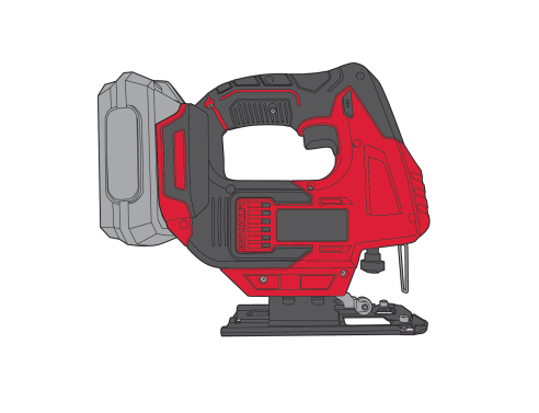 Лобзик акумуляторний Vitals Master Ef 1865сl BL