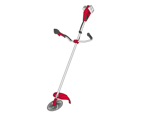 Коса аккумуляторная Vitals Master AZT 36100-1n BL Kit