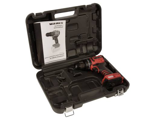 Дрель-шуруповерт аккумуляторная Vitals Master AU 1850 BL SmartLine+