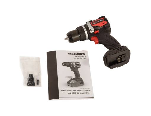 Дрель-шуруповерт аккумуляторная Vitals Professional AU 1875 BL SmartLine+
