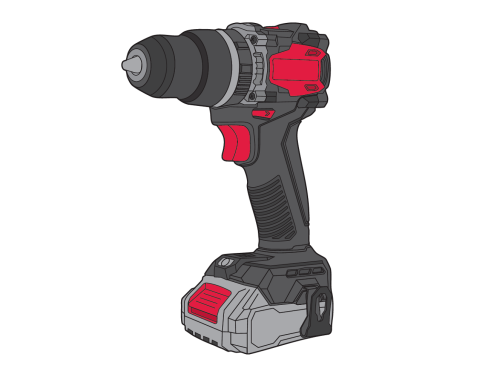 Дрель-шуруповерт аккумуляторная Vitals Professional AU 1875 BL SmartLine+