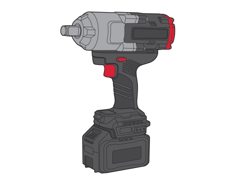 Гайковерт аккумуляторный Vitals Professional AT 1880 BL SmartLine+