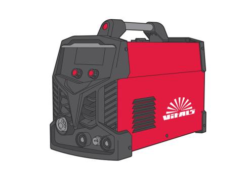Зварювальний апарат Vitals MMA-1600 LCDk