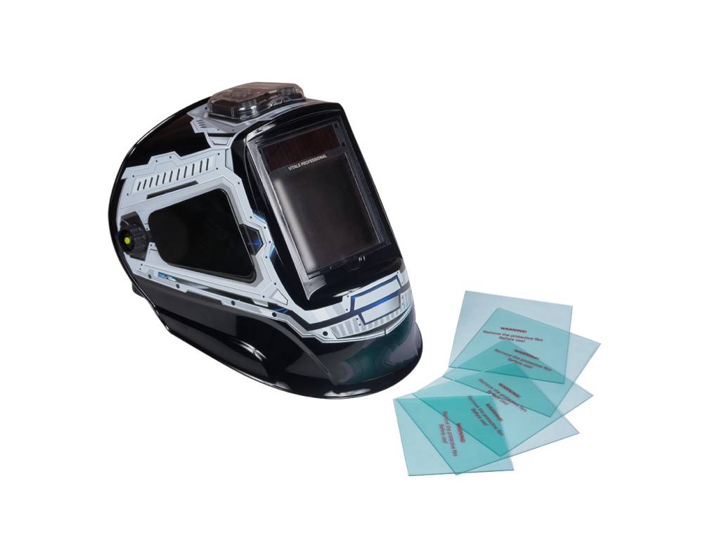 Комплект захисних стекол для маски зварника Vitals Professional 2.0 Panoramic true color
