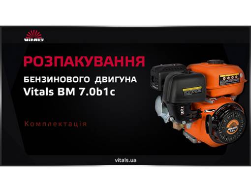 Двигун бензиновий Vitals BM 7.0b1с