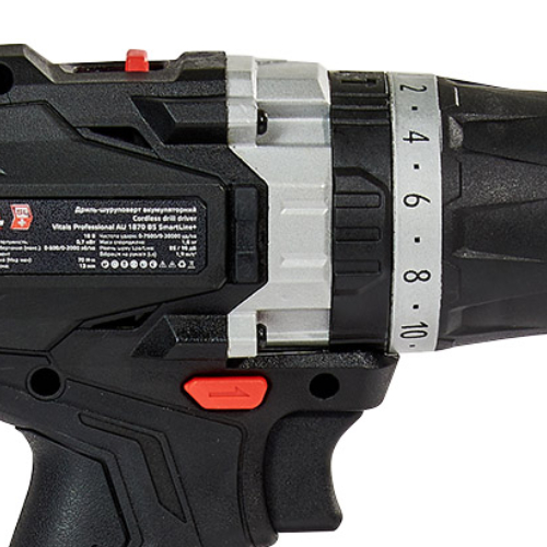 Дрель-шуруповёрт аккумуляторный Vitals Professional AU 1870 BS SmartLine+