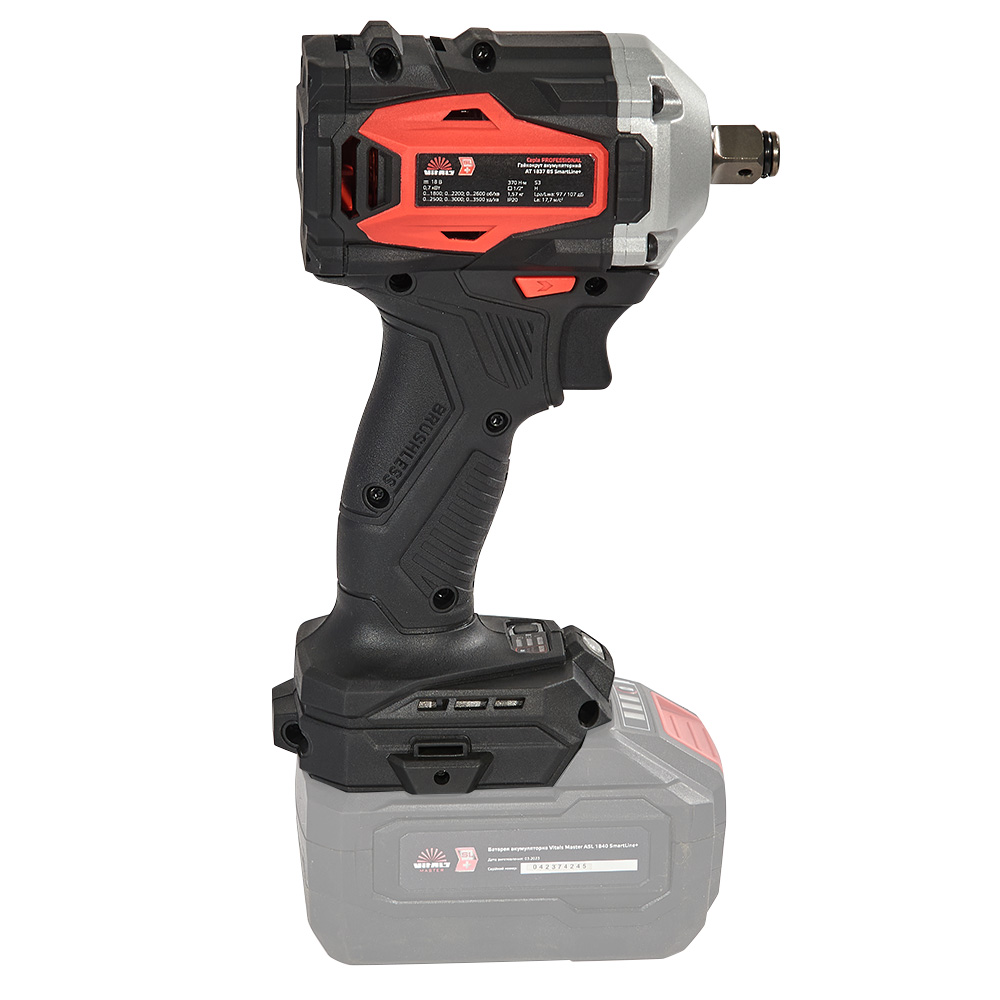 Гайковерт аккумуляторный Vitals Professional AT 1837 BS SmartLine+